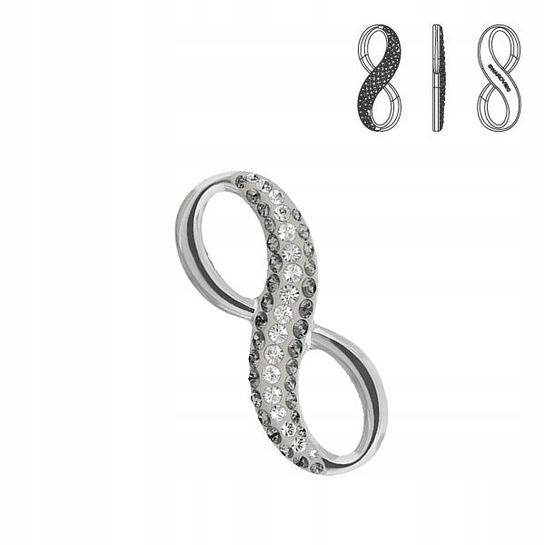 67402 MM 20 Pavé Infinity Přívěsek Black Diamond