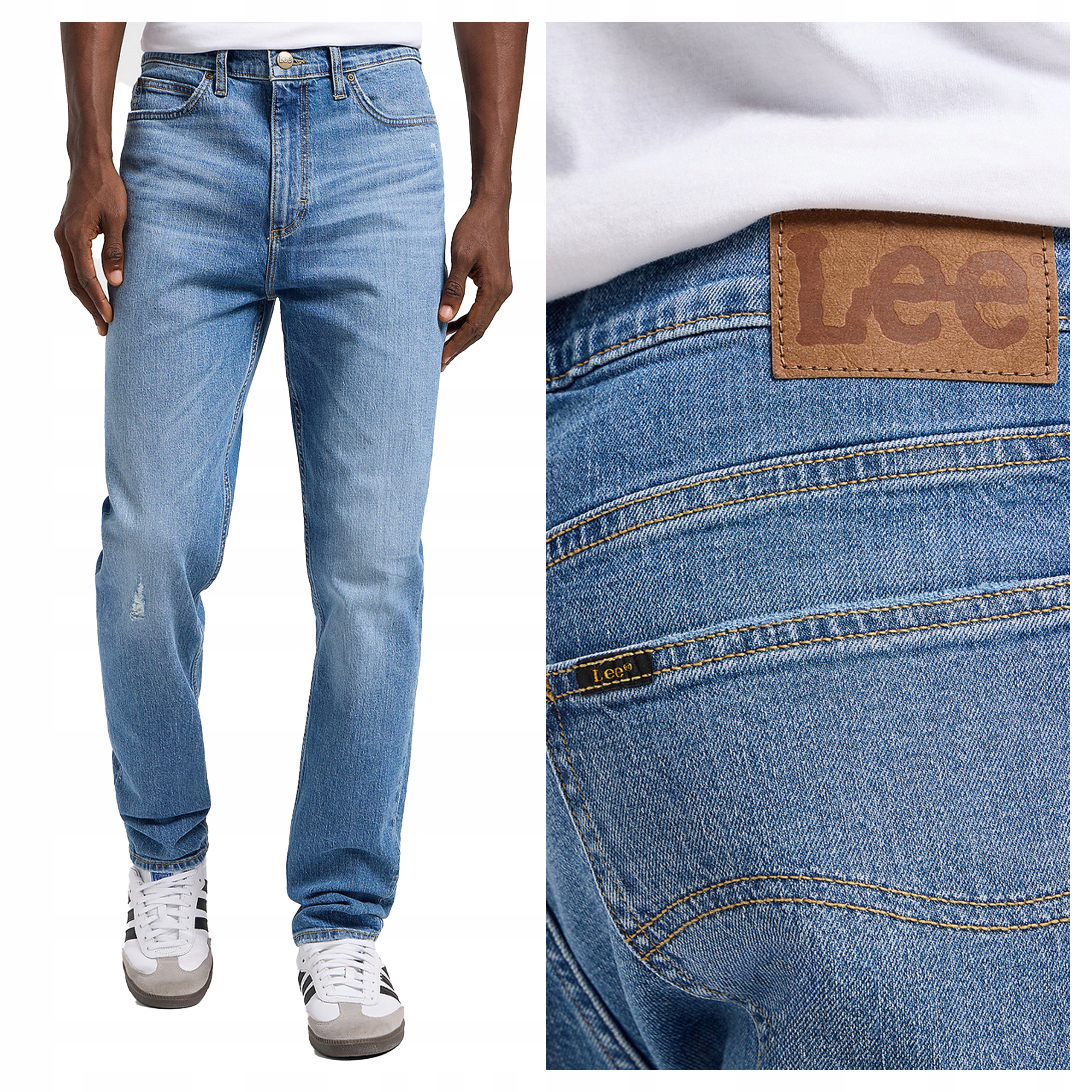 Lee Austin W34 L32 Pánské džínové kalhoty džíny Přiléhavé