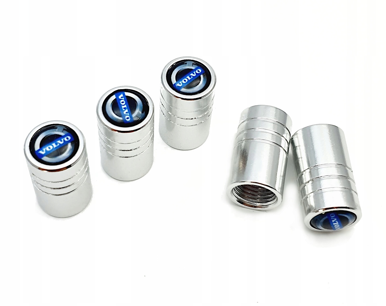 

Nakrętki na wentyle kapturki Volvo srebrne tuning