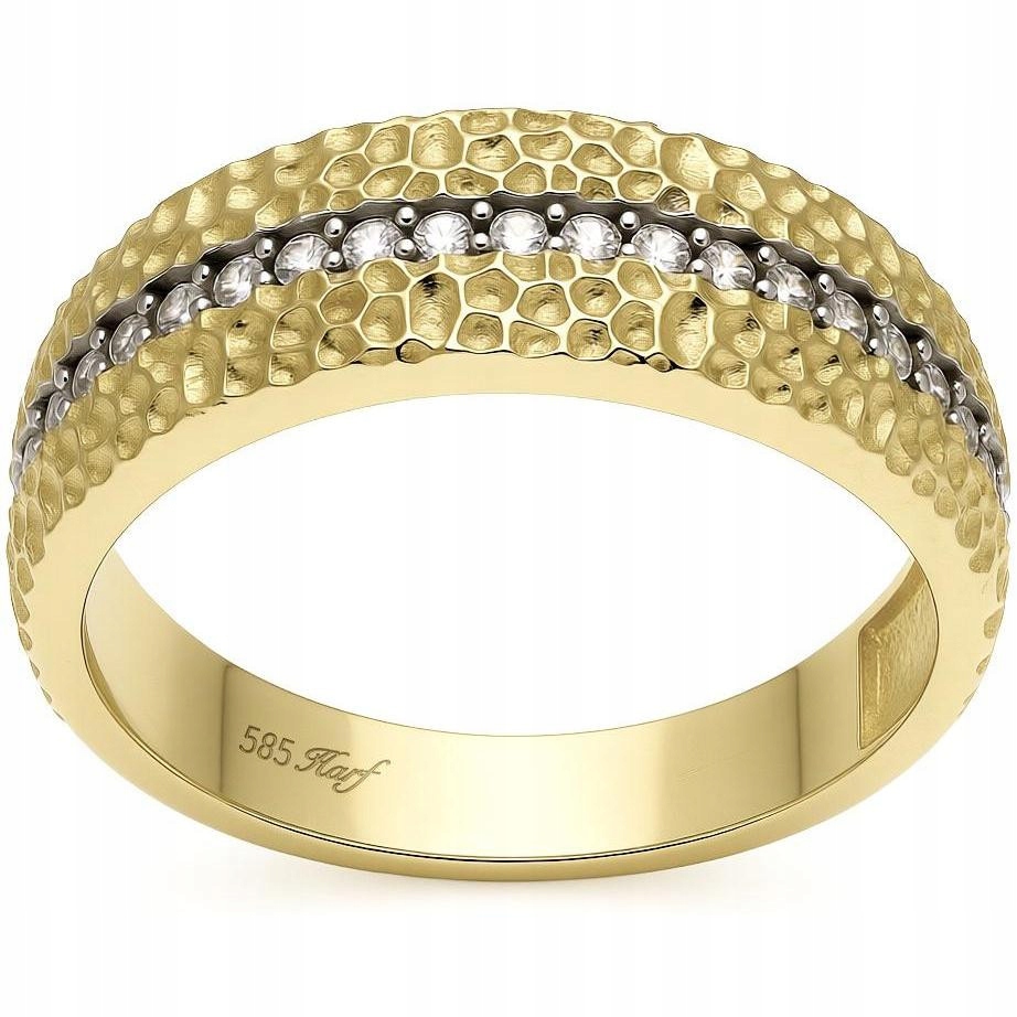 Prstýnek Harf zlato 585 R-17