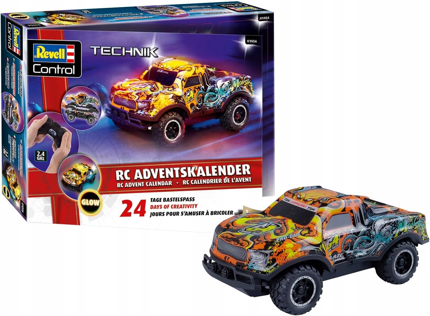 Revell Adventní Kalendář Rc Vánoční Řidič Auto Pro Montáž