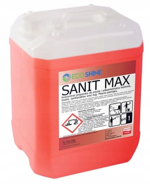 

Eco Shine Sanit Max 5L do odkamieniania łazienek