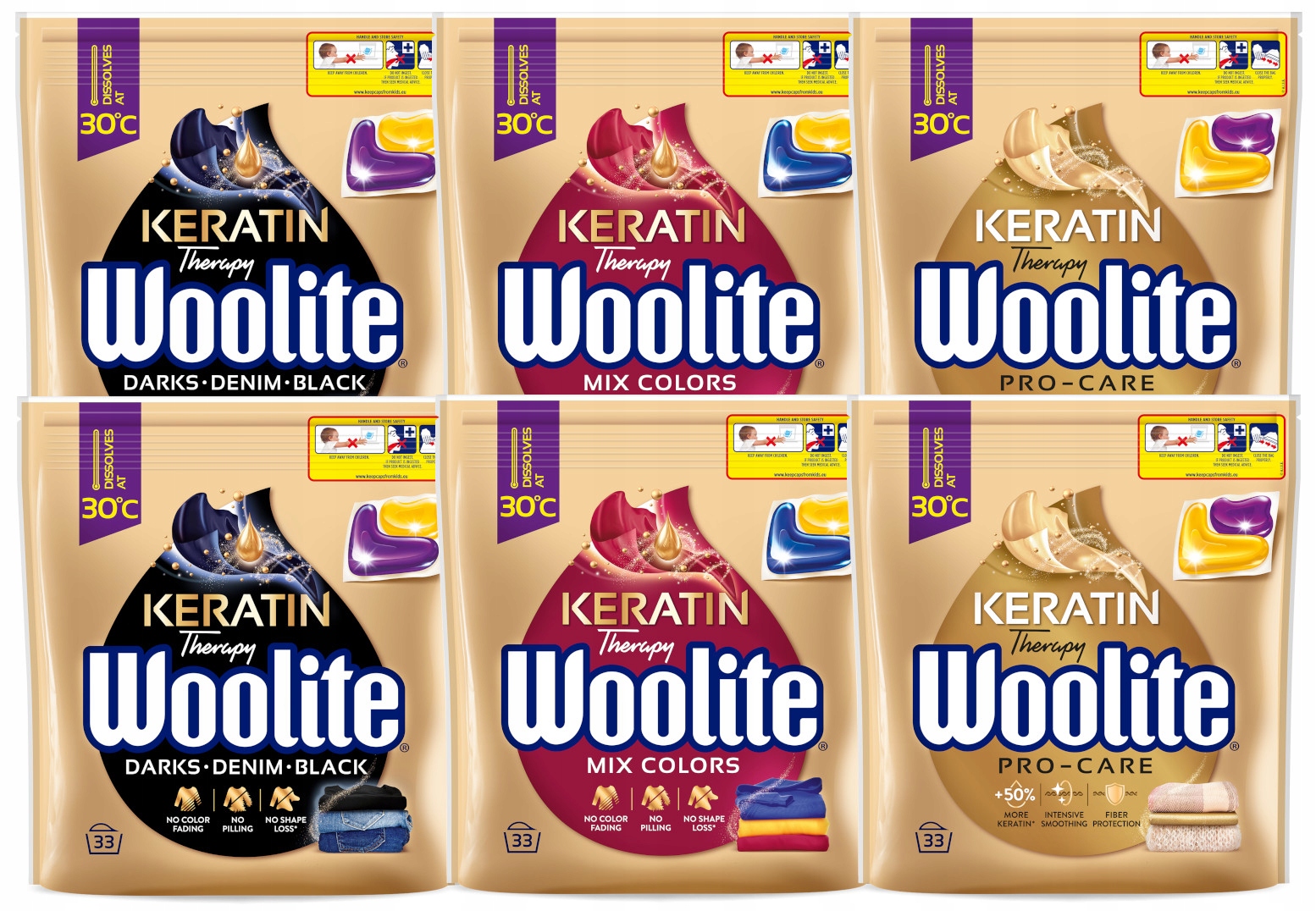 

Woolite Kapsułki do prania mix Zestaw 198 sztuk
