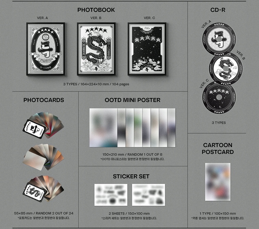 {{{ STRAY KIDS - 5-STAR (PHOTOBOOK CD) / VER. B Nośnik CD