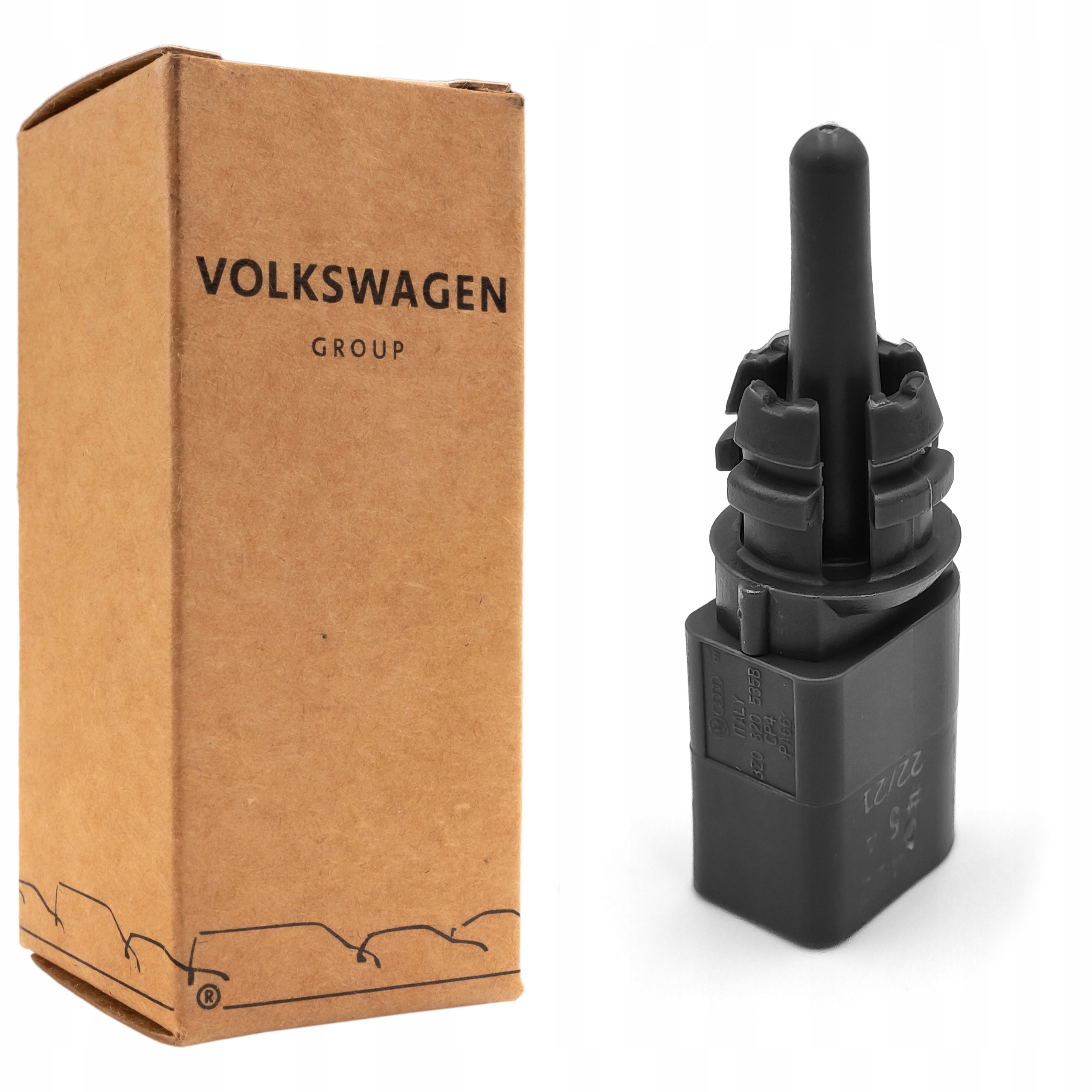 CZUJNIK TEMPERATURY ZEWNĘTRZNEJ DO VW AUDI SKODA ORYGINAŁ