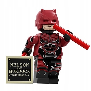 

Klocki figurka Super Bohater Daredevil