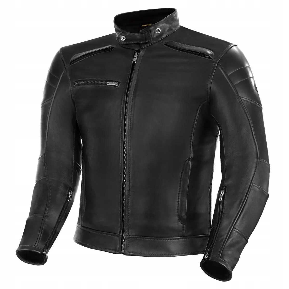 Kožená motocyklová bunda Shima Blake čierna M