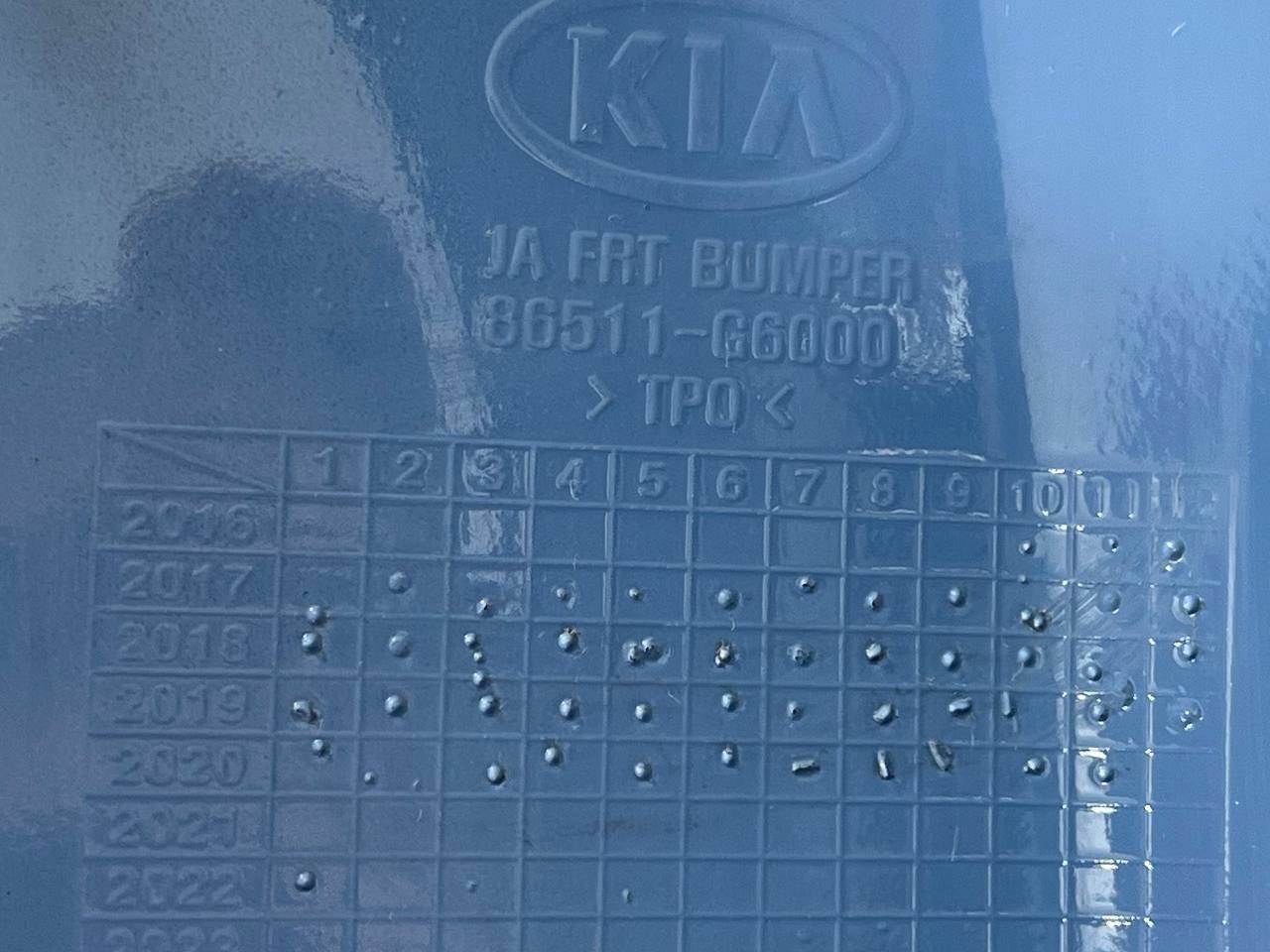 KIA PICANTO III 2017-2020 bumper front 86511-G6000