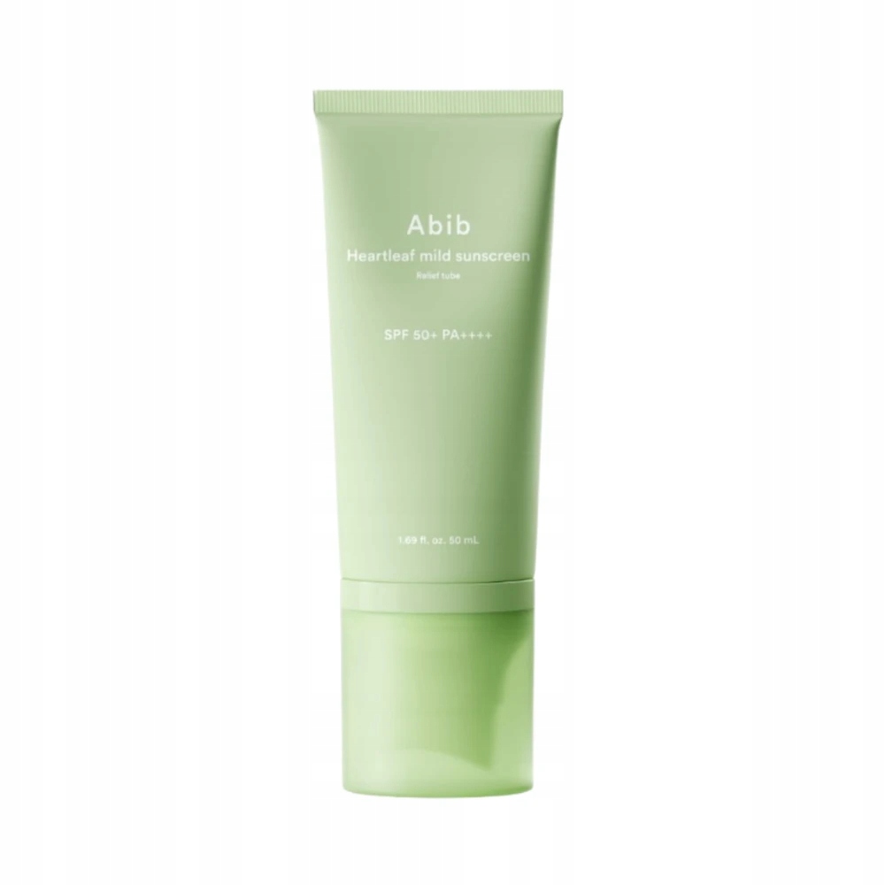 Abib Heartleaf Mild Sunscreen SPF50+ 50 ml Ochranný krém
