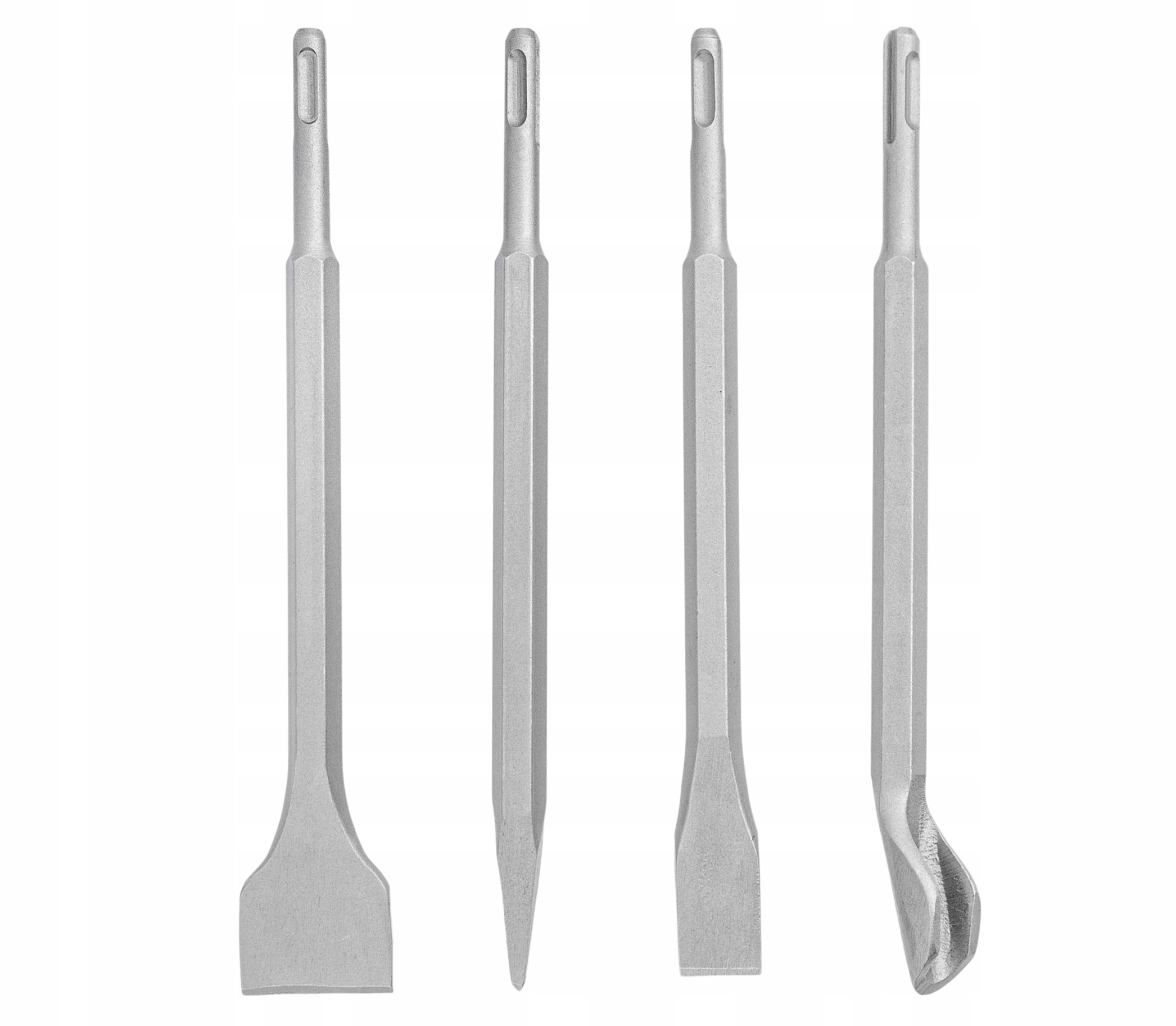 KOMPLET ZESTAW DŁUT DŁUTA SDS PLUS 4 SZT DŁUTO Typ uchwytu SDS-Plus