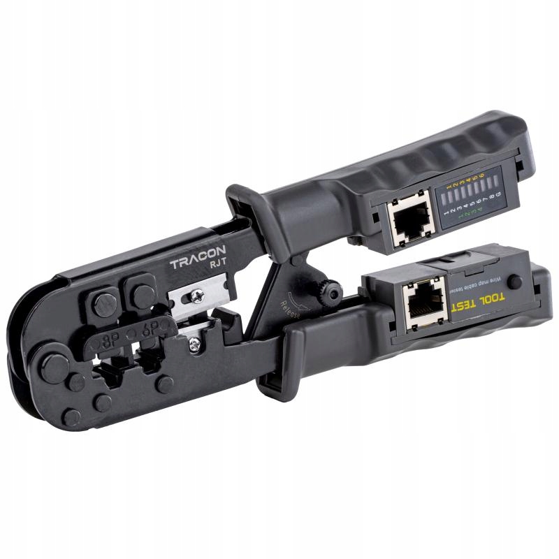 Tester, odizolační kleště, nástroj pro krimpování RJ45, RJ11, RJ12 Rjt T