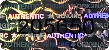 PLOMBA PLOMBY STICKERY, HOLOGRAM ZABEZPIECZJĄCY, NAKLEJKA 1x2 CM - 5 SZT.