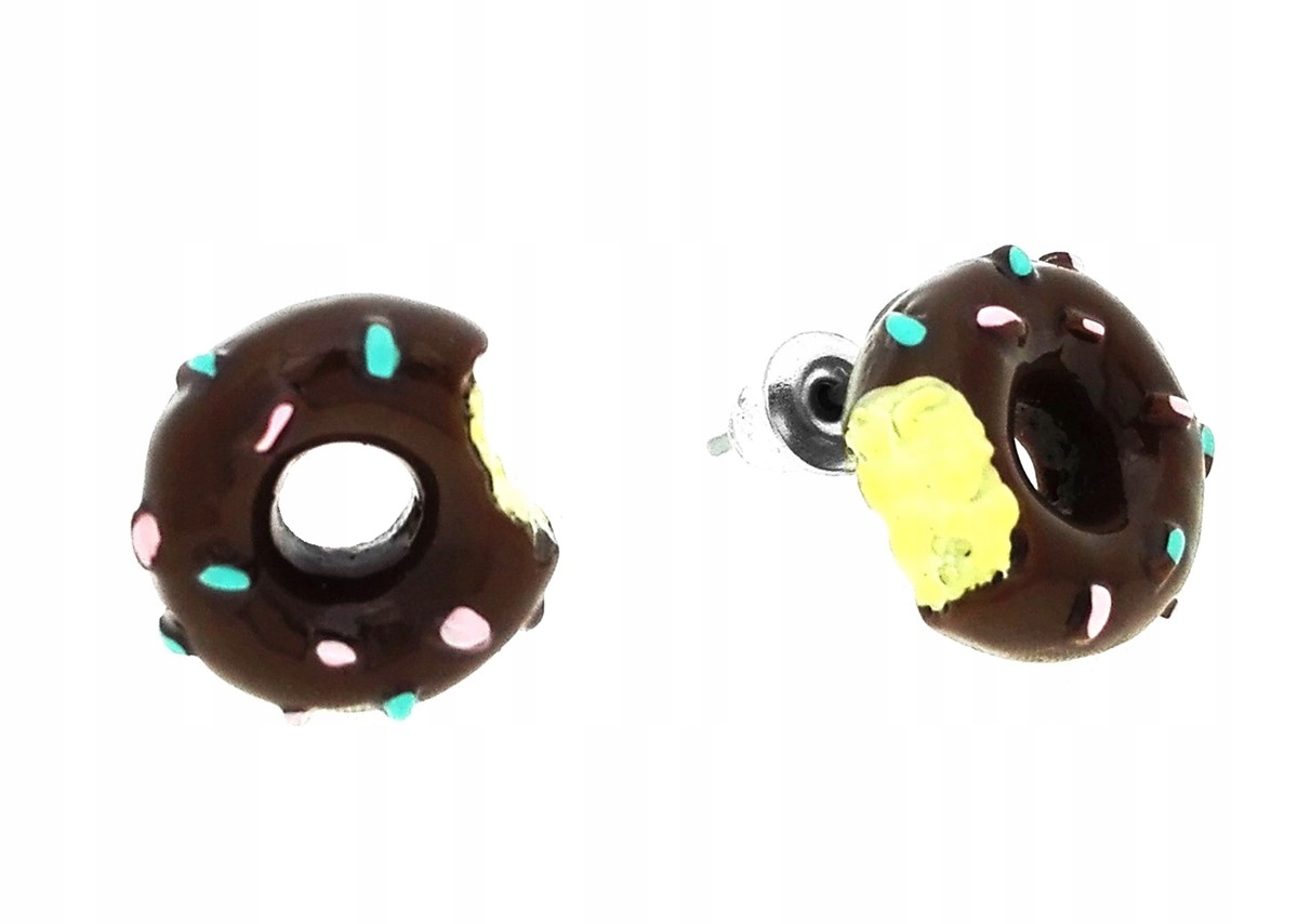 

Kolczyki pączki czekoladowe