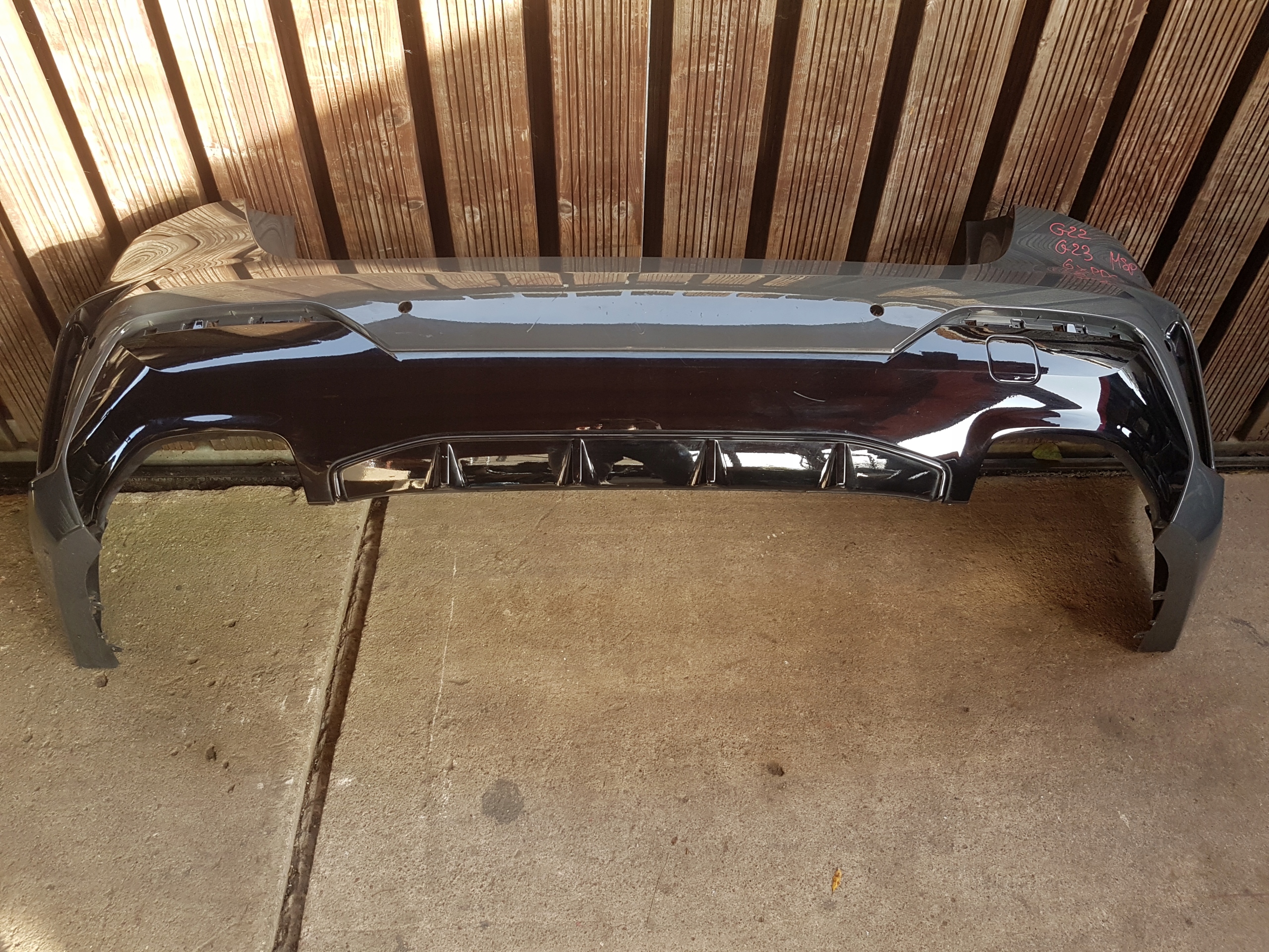 bumper rear BMW G22 G23 m-packet