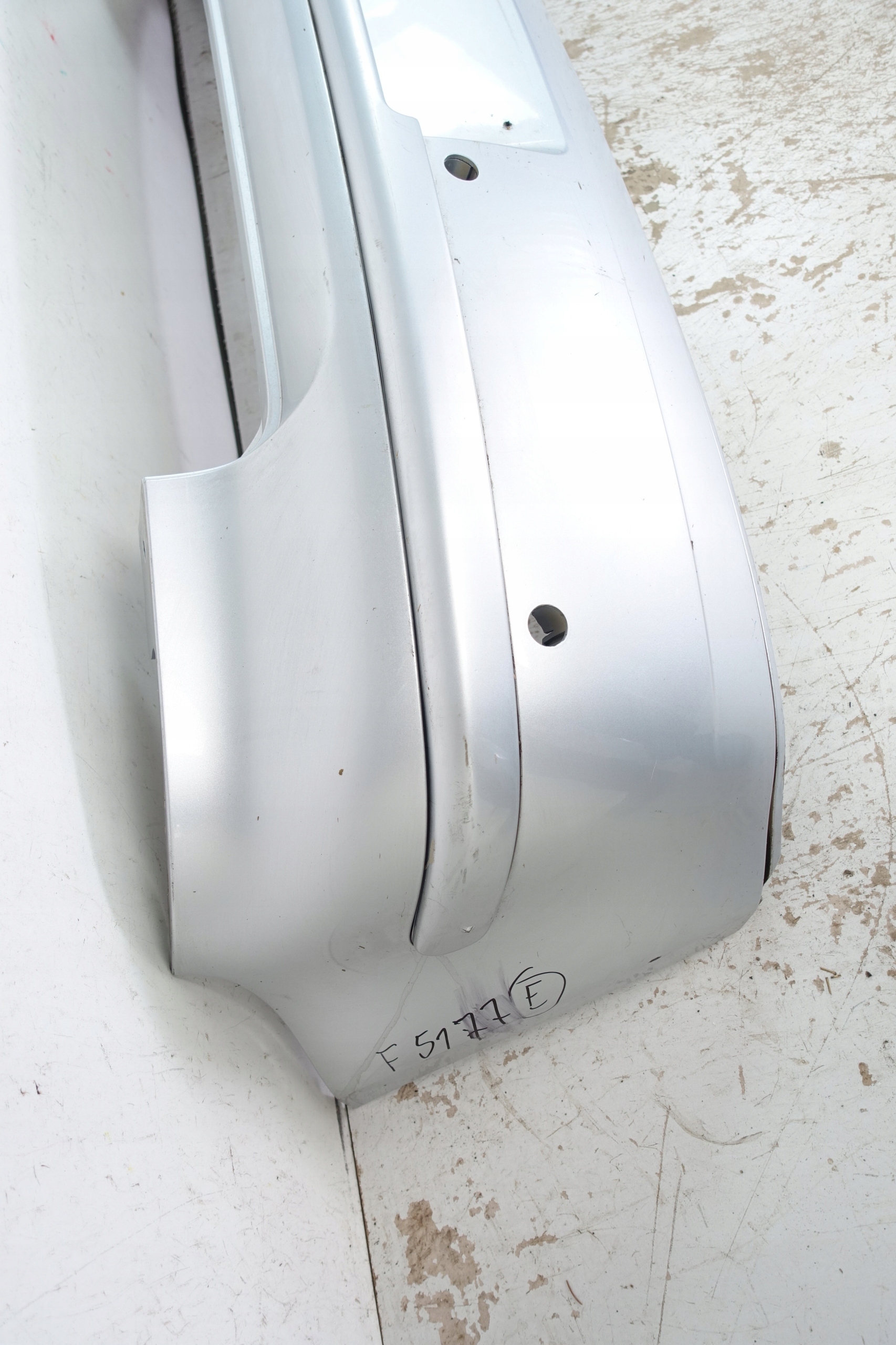 VW POLO IV 2001- bumper rear part rear 6Q6807421