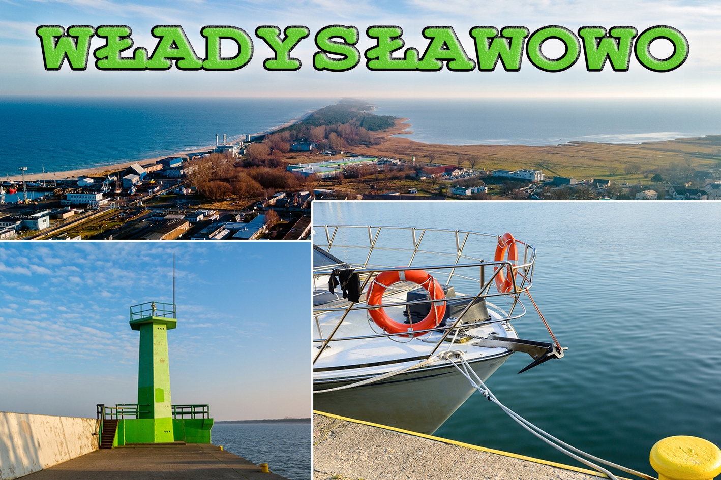 

Magnesy na lodówkę miasta - Władysławowo