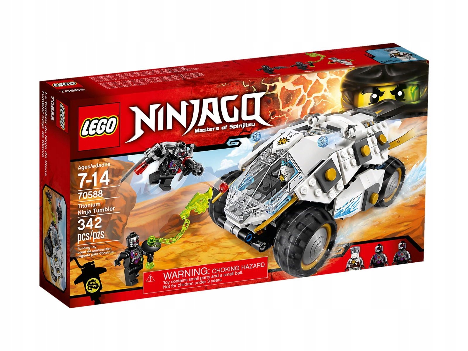 LEGO Ninjago - 70588 Samochód tytanowego ninja - Nowe