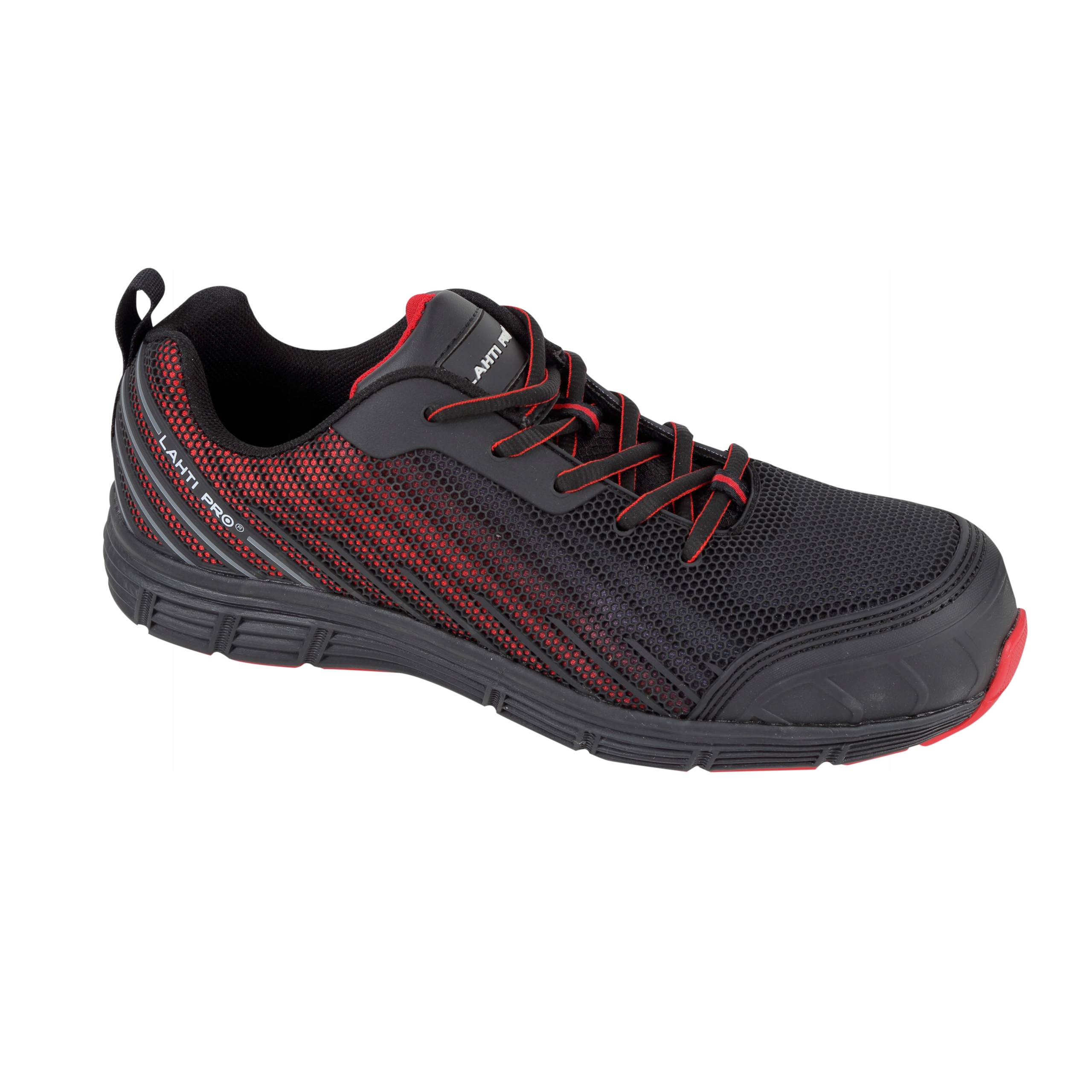 Polobotky KPU/pletenina černo-červené, S1 Src, „45“ Pro Lahti (L3041745)