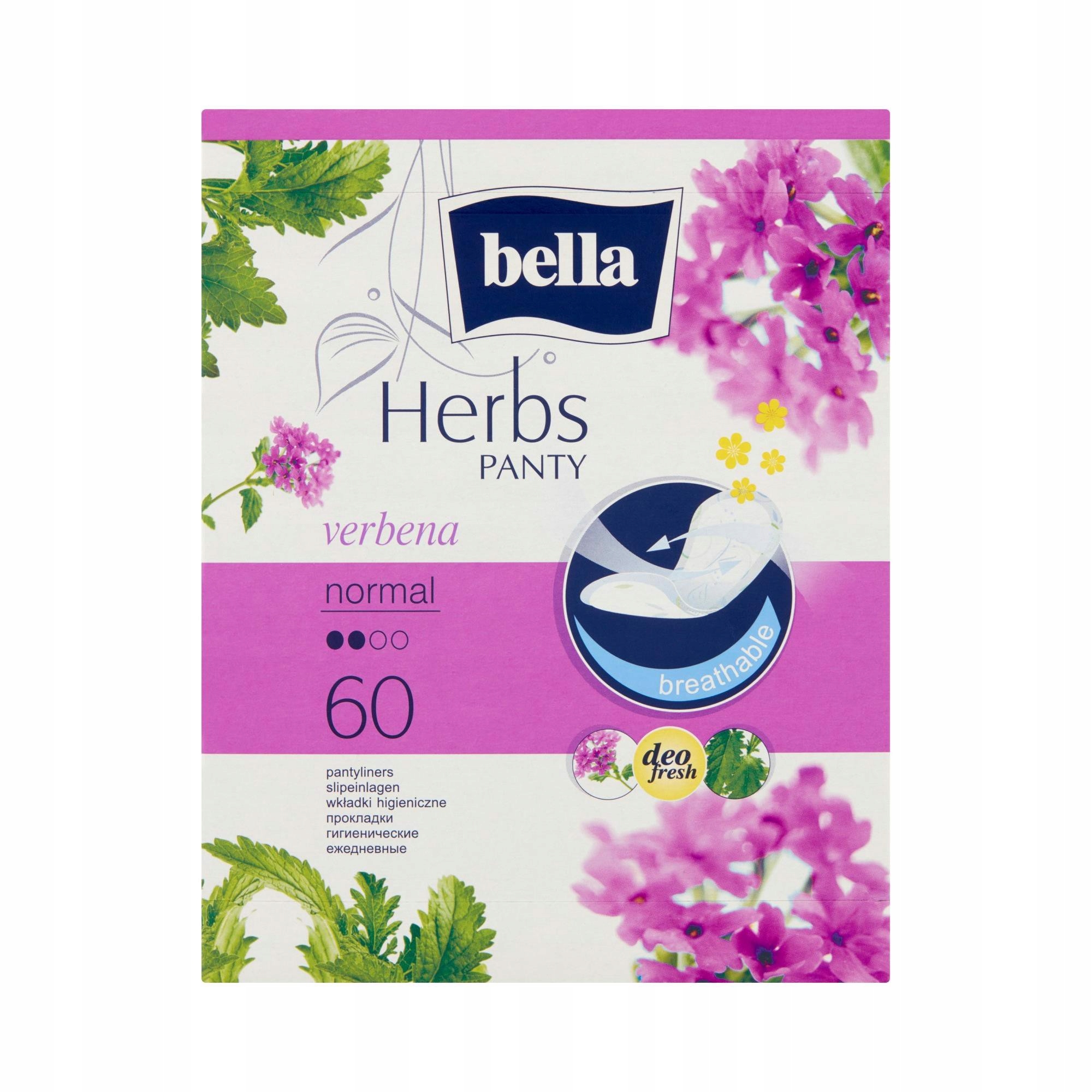 

Bella Wkładki Higieniczne Herbs (60) Werbena