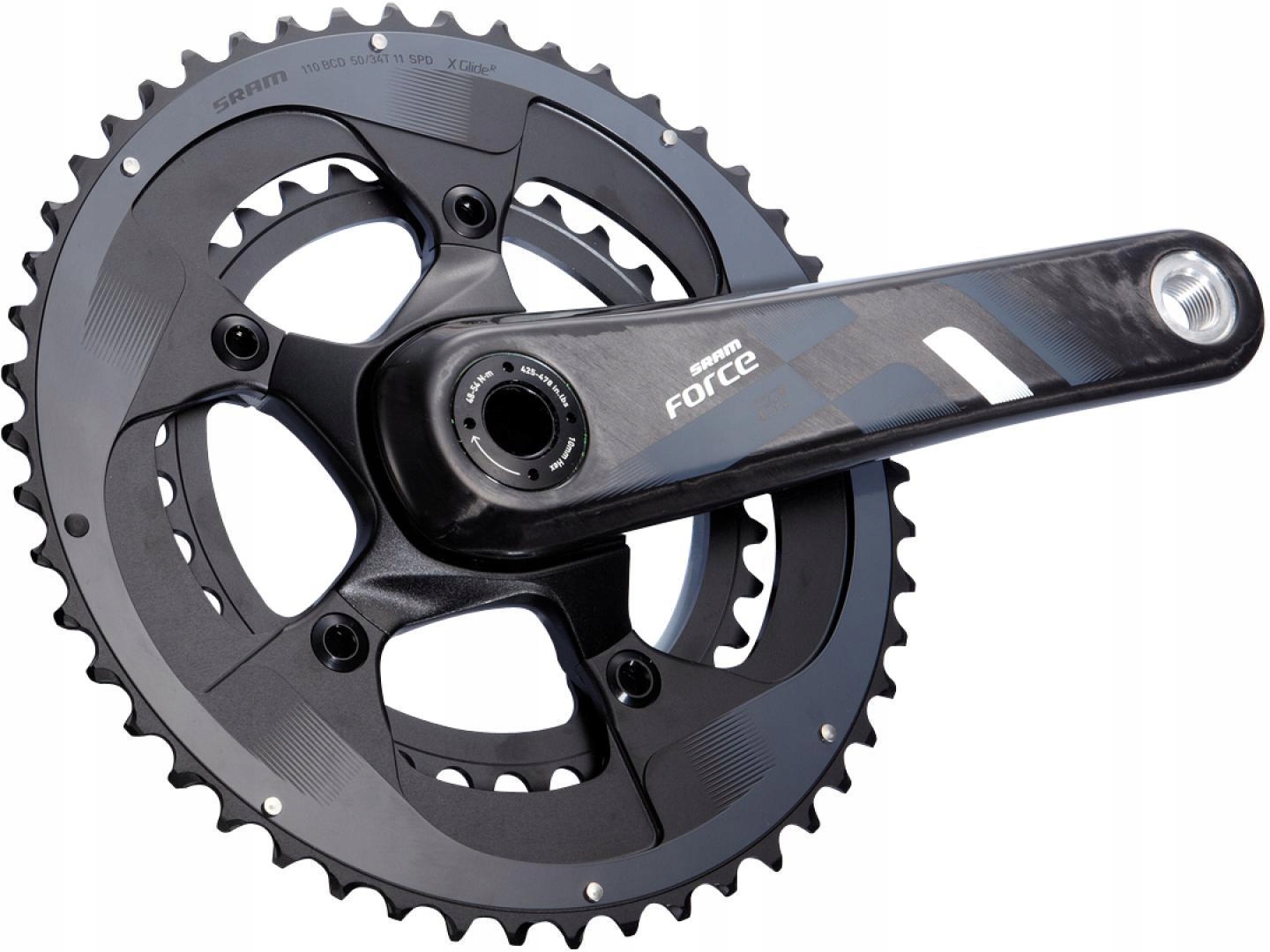 Korba Sram Force22 Gxp 165 mm 130 mm 53-39T Yaw