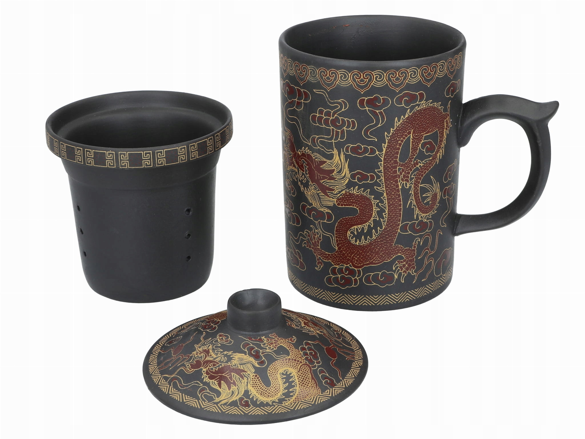 Kubek z zaparzaczem i przykrywką smok Kod producenta 703-4406