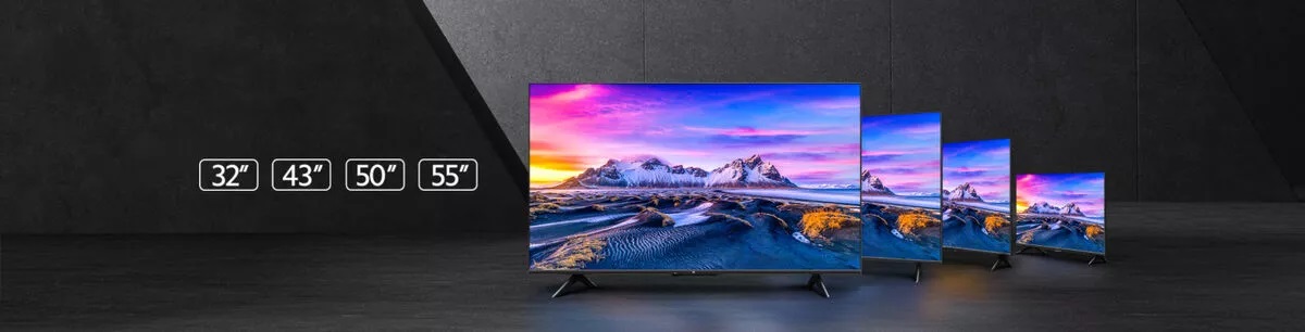 XIAOMI P1 TELEWIZOR 55" 4K UHD ANDROID Przekątna ekranu (cale) 55