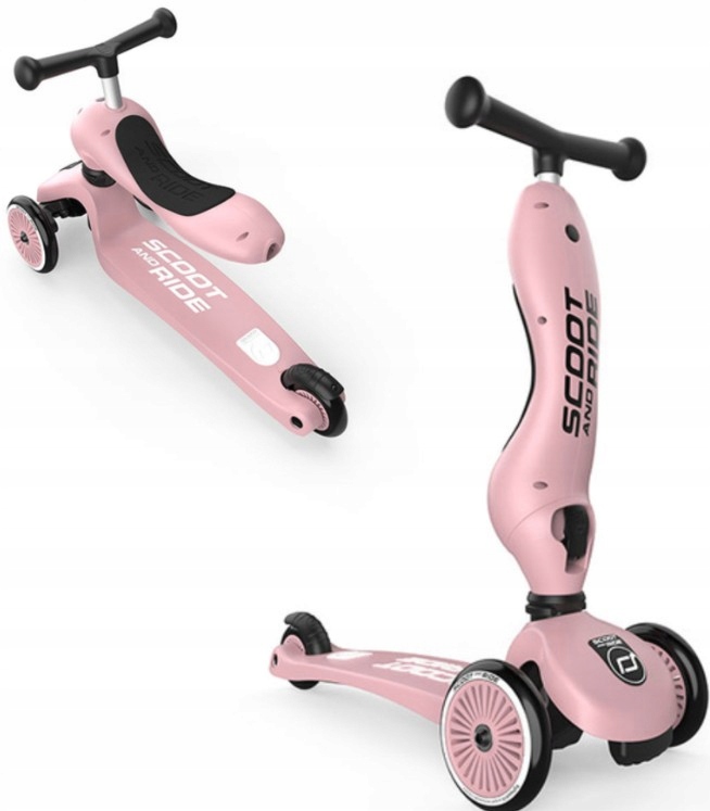 Scoot and Ride Highwaykick 1 2w1 Jeździk i hulajnoga 1-5 lat Rose