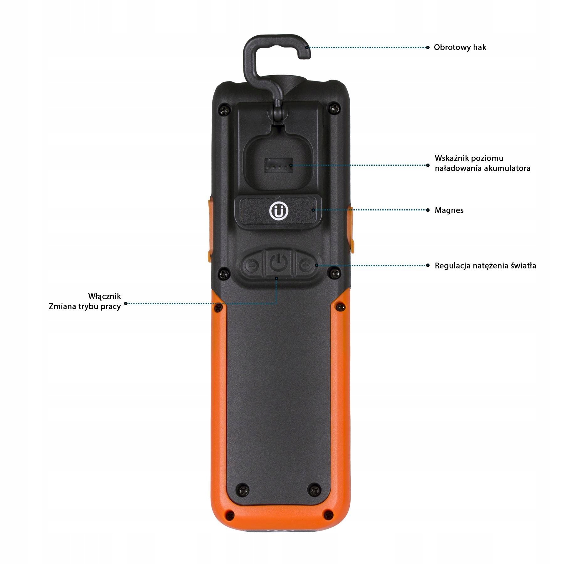 LATARKA LAMPA WARSZTATOWA AKUMULATOR LED USB LIBOX EAN (GTIN) 0732755952470