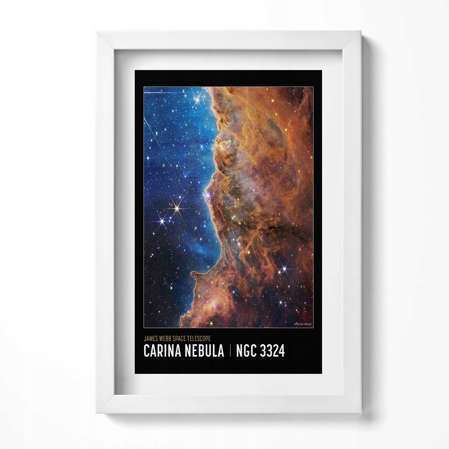 Dekorativní nástěnný obraz s grafikou Plakát, motiv vesmíru, fotografie Nasa 20x30 cm