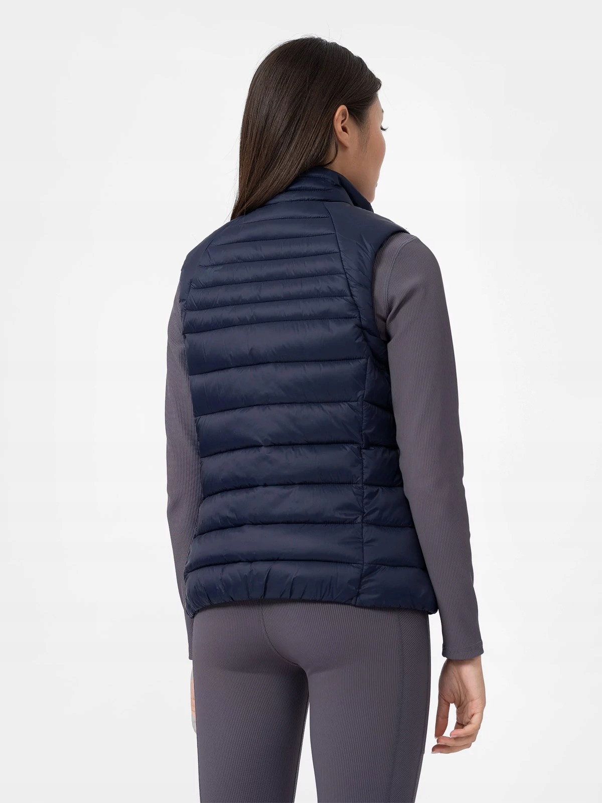 BEZRĘKAWNIK DAMSKI 4F KAMIZELKA SPORTOWA PUCHOWA R. L Rozmiar L