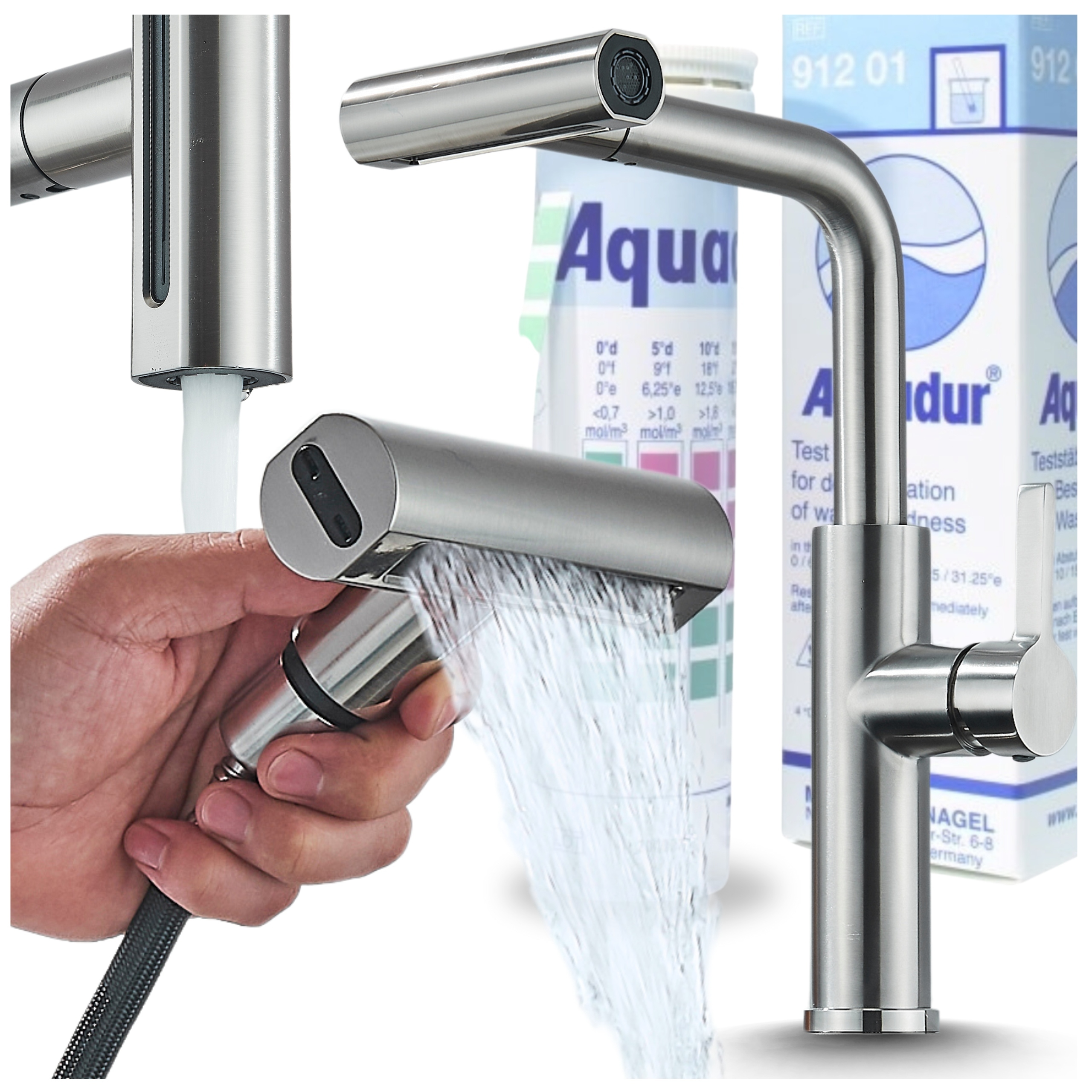 Kohútik do kuchyne Flexibilný, pohyblivý výtok, umývadlová batéria