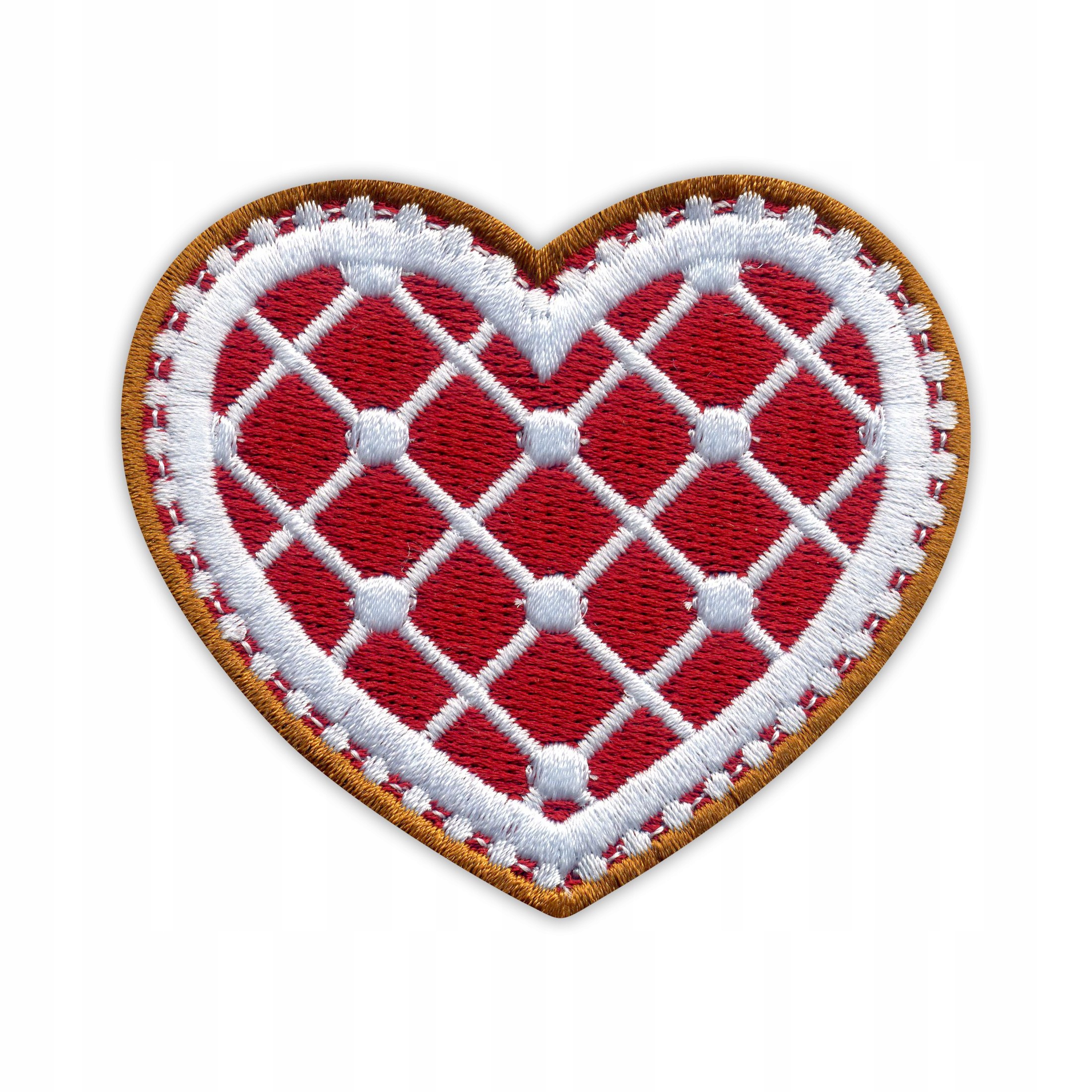 

Naszywka Piernikowe Serce, serduszko piernik Haft