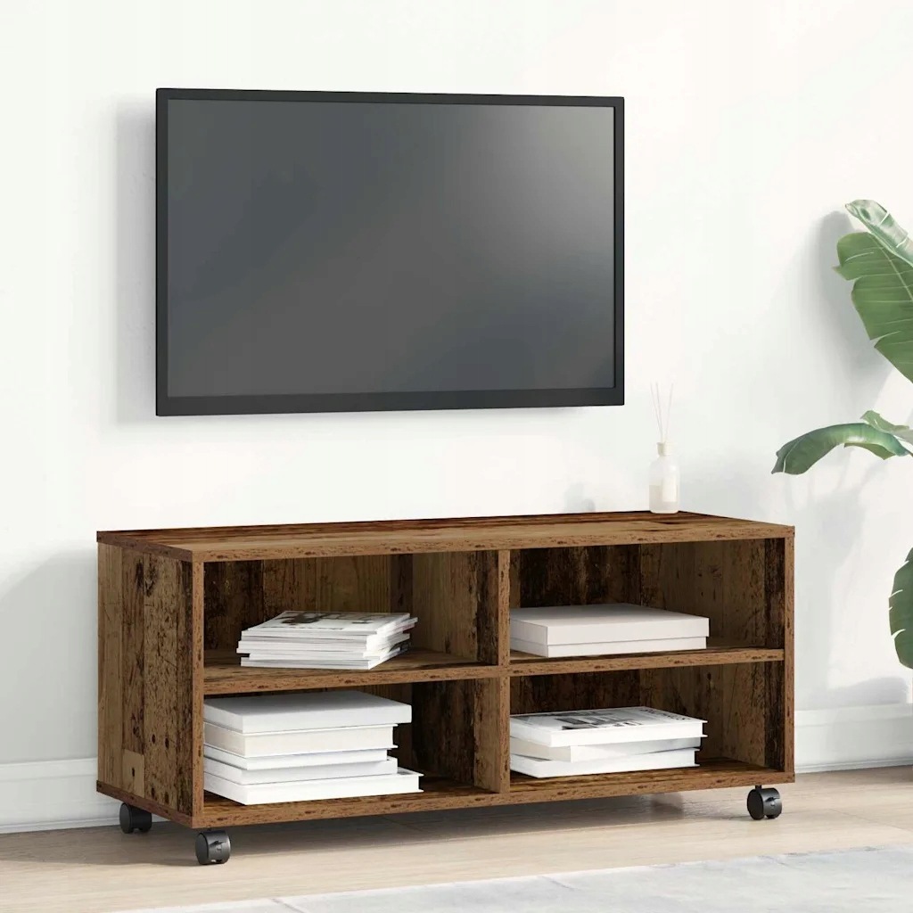 vidaXL Szafka pod telewizor Brązowy 90 x 35 x 40.5 cm