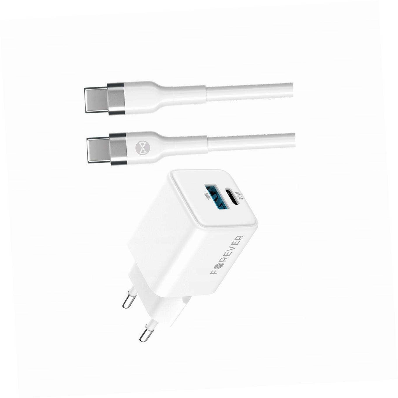 Szybka ładowarka GaN 20W Usb i Usb-c z kablem do Samsung Galaxy A5 (2017)