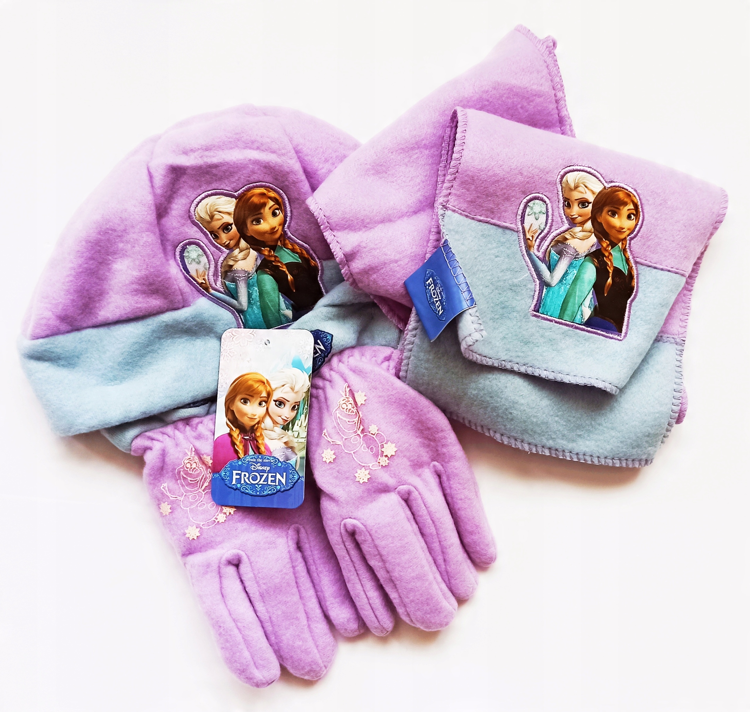 

Czapka Szalik Rękawiczki Komplet Frozen Ciepły
