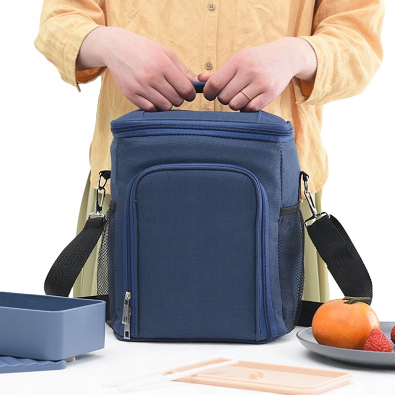 TORBA TERMICZNA IZOLOWANA LODÓWKA LUNCH BOX 2w1 Pojemność 12 l