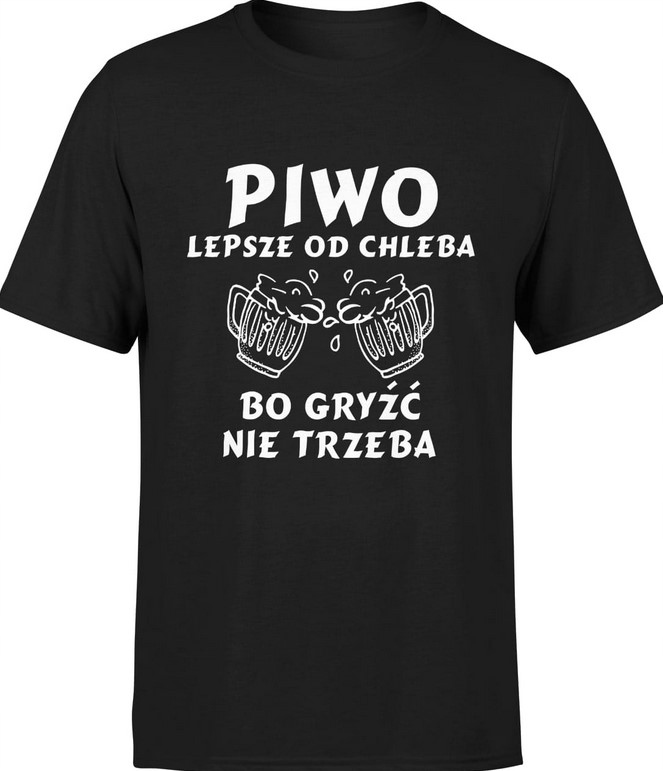 KOSZULKA MĘSKA PIWO PREZENT PIWOSZ T-SHIRT 3XL