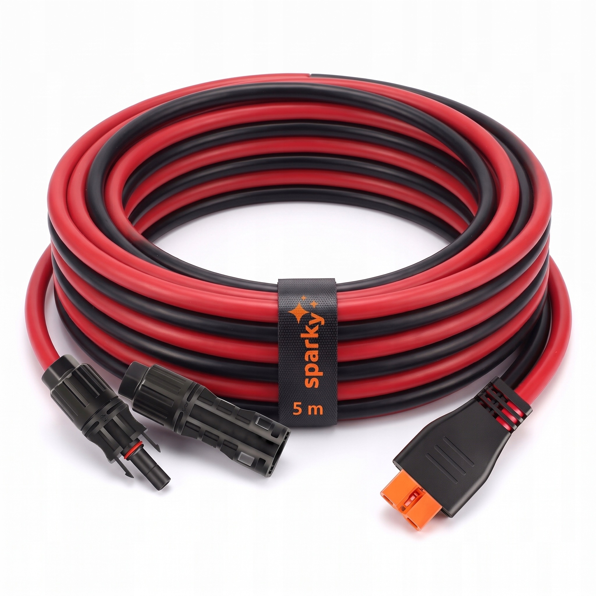Kabel solárního napájecího adaptéru XT60i MC40 Panelová stanice 12AWG 5 m Sparky
