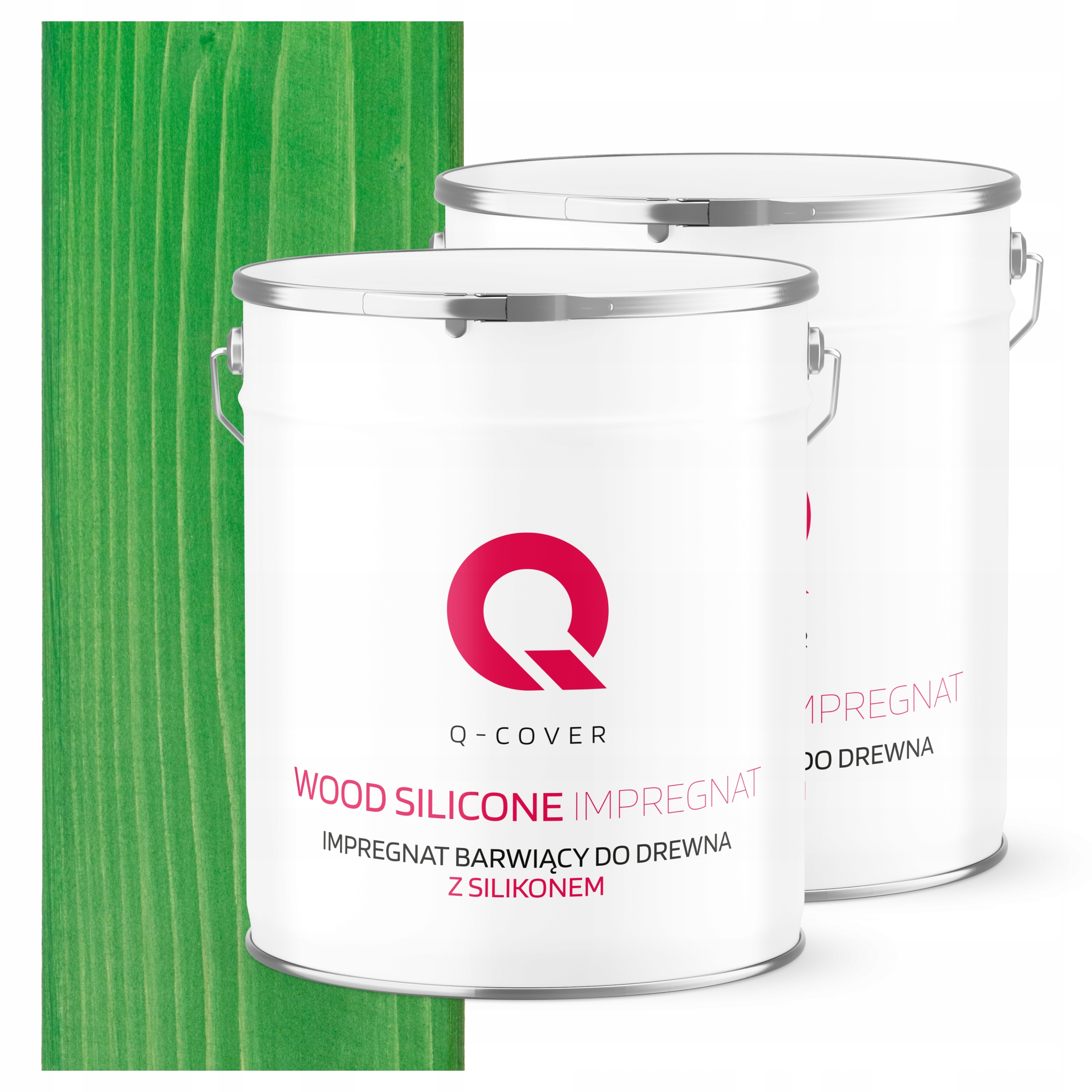 Impregnácia Na Drevo Extra Farba S Ochranným Silikónom, Farba Zelená, Mätová 5 L