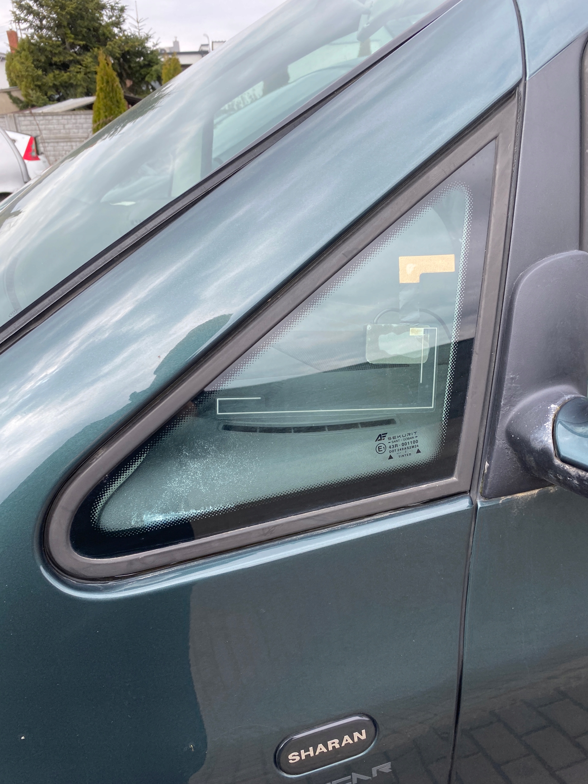VW SHARAN FL 97-10 window bodywork side left front