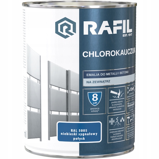 Modrý Signálny Chlorokaučuk Ral 5005 5 L Rafil