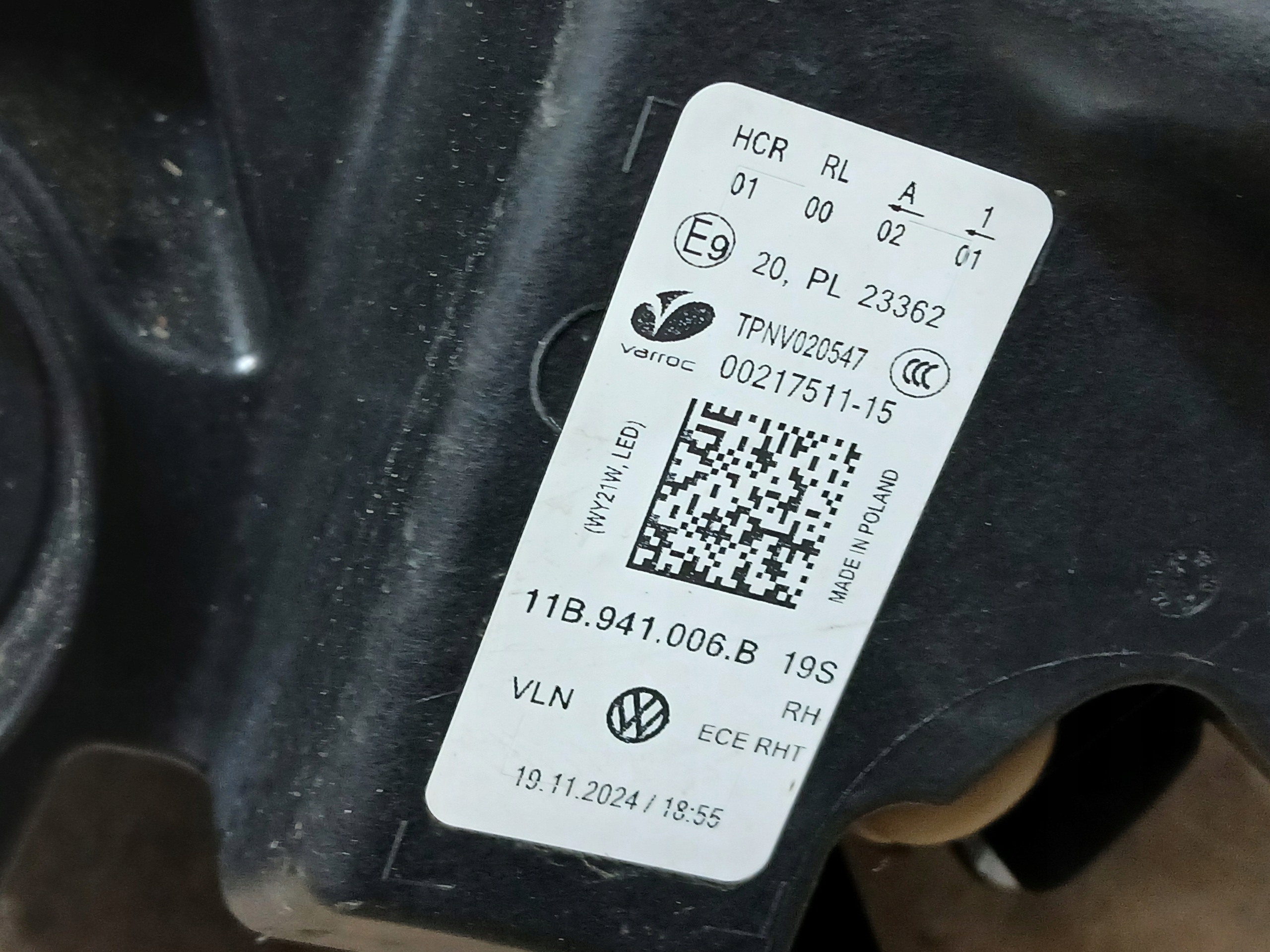 light front right VW ID4 ID-4 ID 4 11B FULL LED 11B941006B