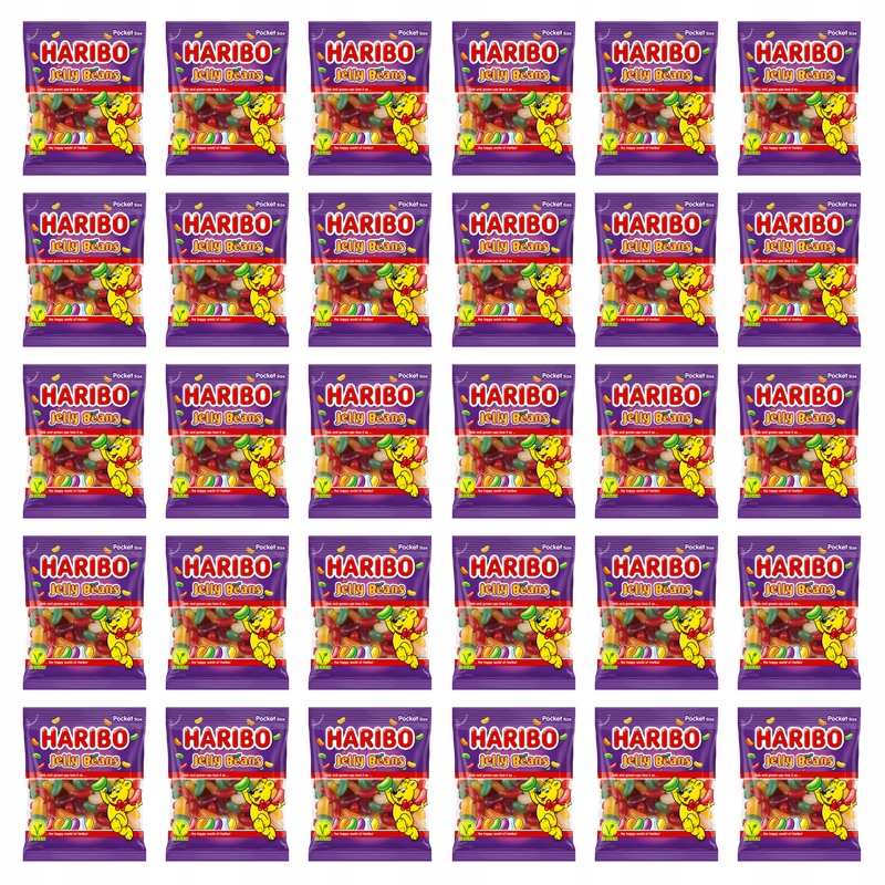 Želé Bonbony Haribo Jelly Beans 80 g X30