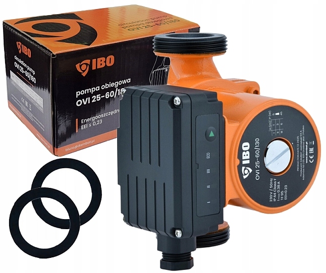 Pompa Obiegowa Elektroniczna Do Pieca Kotła C.o. Wydajna Ibo Ovi 25/60 130
