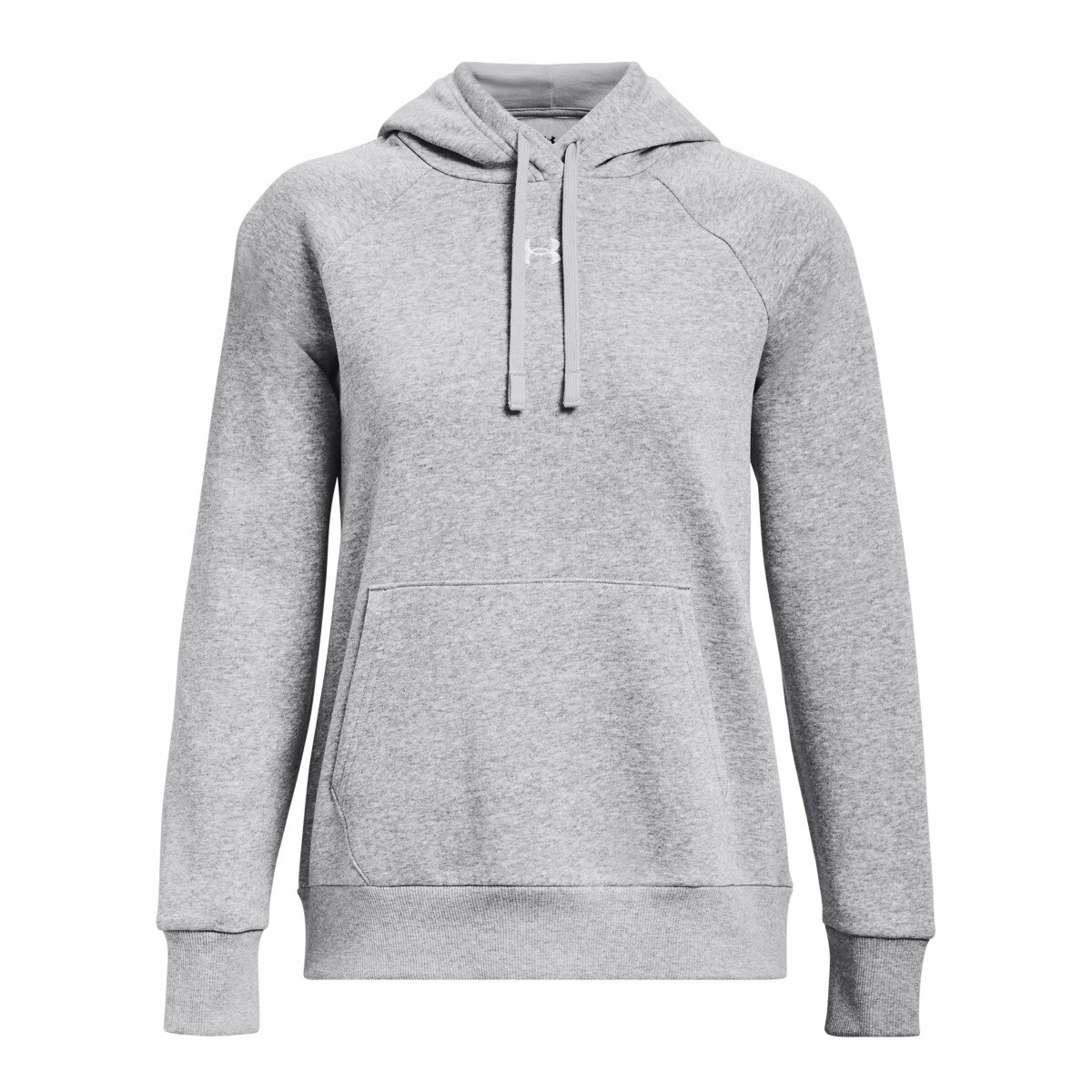 Dámská mikina s kapucí Under Armour Rival Fleece tepláková mikina šedá