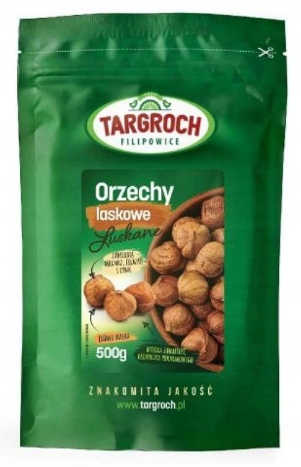 Lískové ořechy loupané celé Targroch 1 kg 1000 g