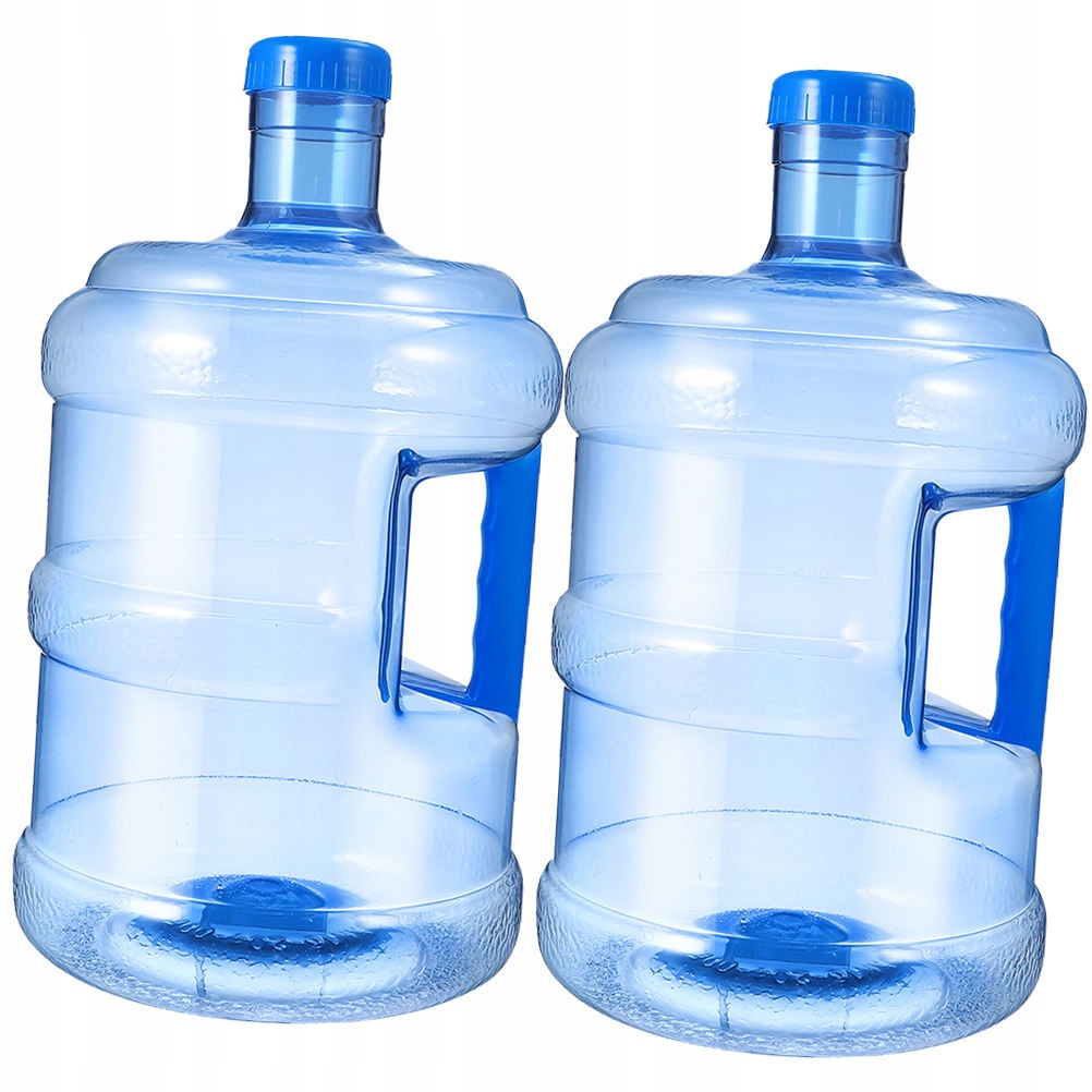 2 Szt. Wytrzymała Butelka Pet Na Wodę Z Ergonomicznym Uchwytem