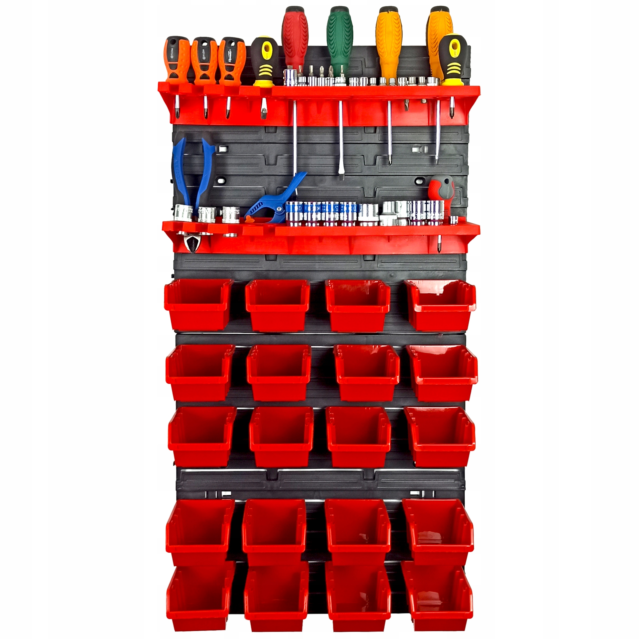 Tablica ścianka narzędziowa wym. 78x39cm 20 kuwet