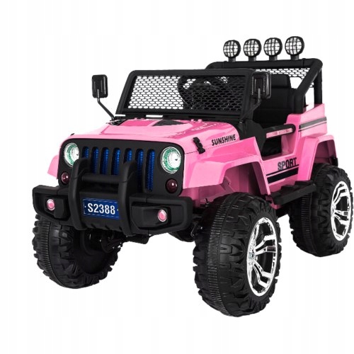 Jeep Sunshine, Napęd 4X4, 2X12V ,wolny Start/ Miękkie Koła, Bluetooth,