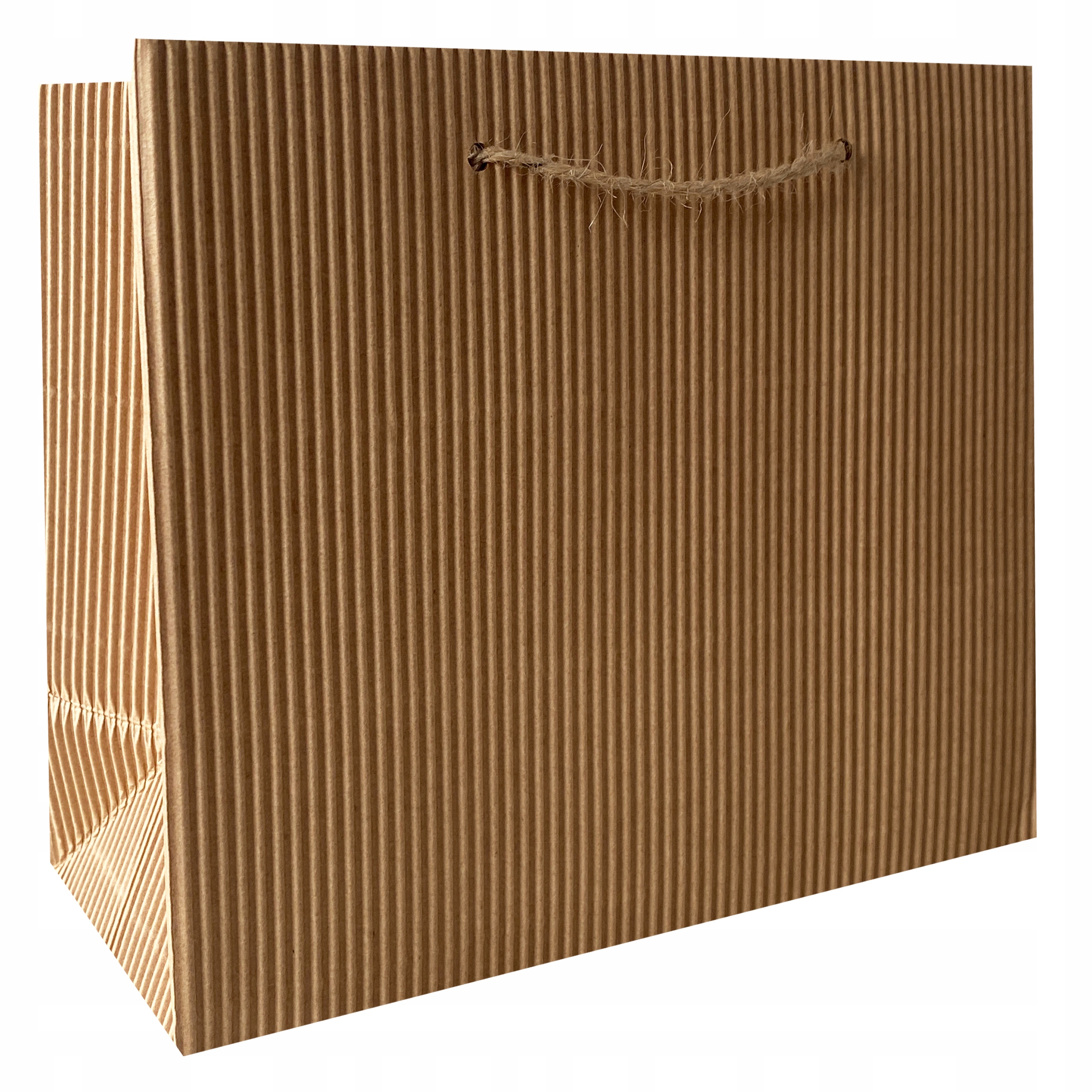 

Ekologiczna torebka z tektury falistej 22x10x18 cm